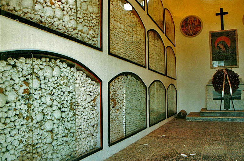 Interno dell'Ossario