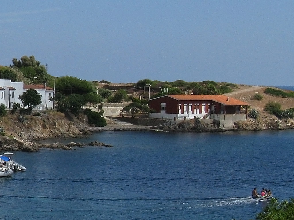 La casa rossa dove soggiornarono Falcone e Borsellino